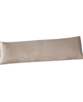 Beauty Silk Satijnen Body Pillow Kussensloop Taupe |  40x145 cm