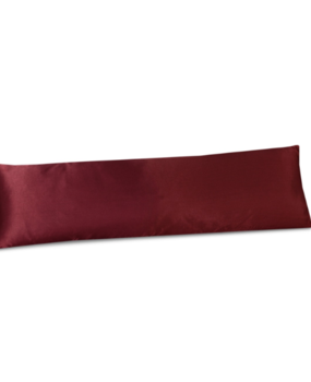 Beauty Silk Satin Body Pillow Cover Burgundy | 40x145 cm