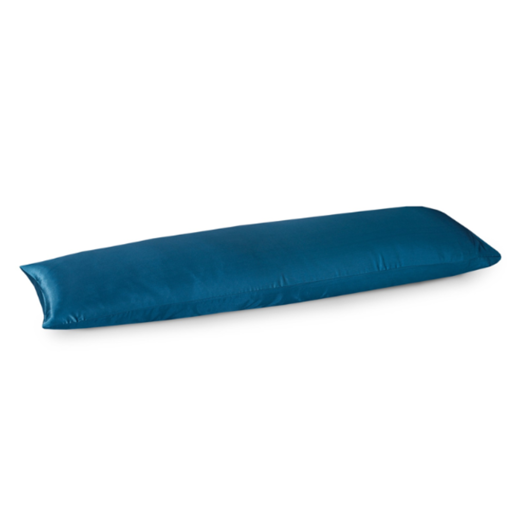 Beauty Silk Satijnen Body Pillow Kussensloop Petrol Blauw | 40x145 cm