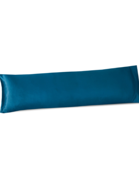 Beauty Silk Satijnen Body Pillow Kussensloop Petrol Blauw  |  40x145 cm