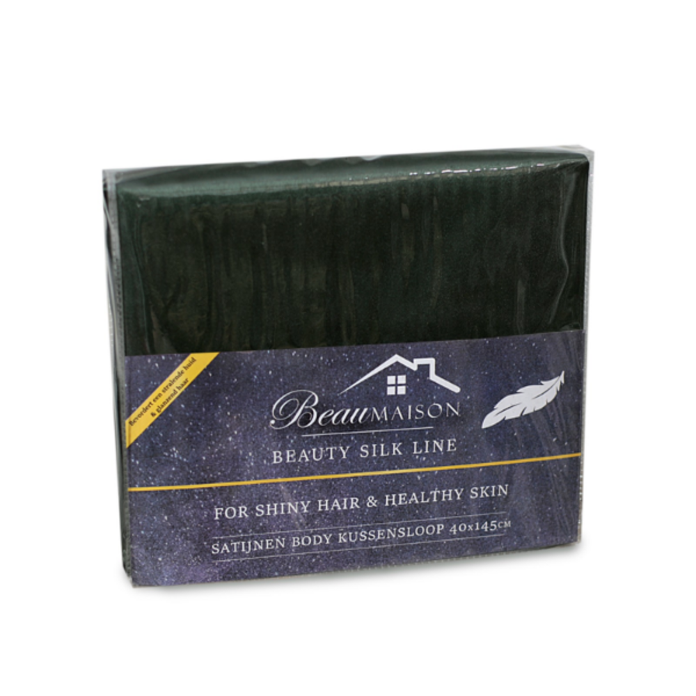 Beauty Silk Satin Body Pillow Case Green | 2 pieces