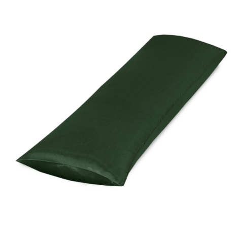 Beauty Silk Satin-Kissenbezug für den Seitenschläferkissenbezug Grün | 2 Stück