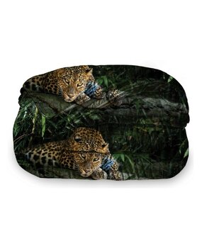 Beau Maison VORBESTELLUNG! Bedruckte Bettdecke Dschungel Leopard Schwarz | Ganzjährig | Easy Duvet