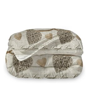 Beau Maison PRE-ORDER! Printed Duvet Live Laugh Love | All Year | Easy Duvet