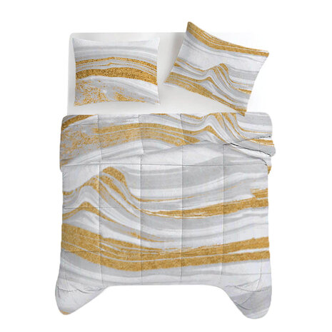 Beau Maison Marble White Gold Ready-Made Duvet / Duvet Without Cover