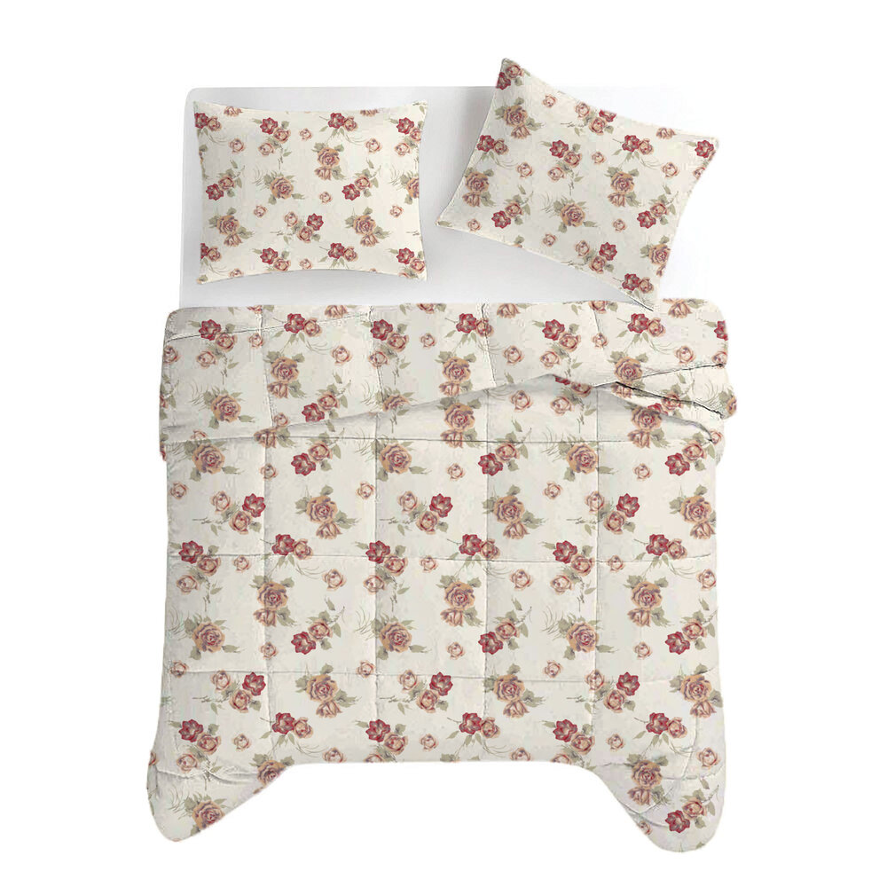 Beau Maison Flowers Diamond Pink Ready-made Duvet / Duvet Without Cover