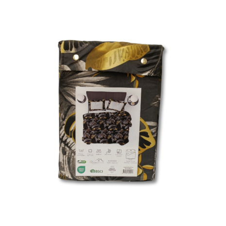 Beau Maison Marble Black Gold | Microvezel Dekbedovertrek