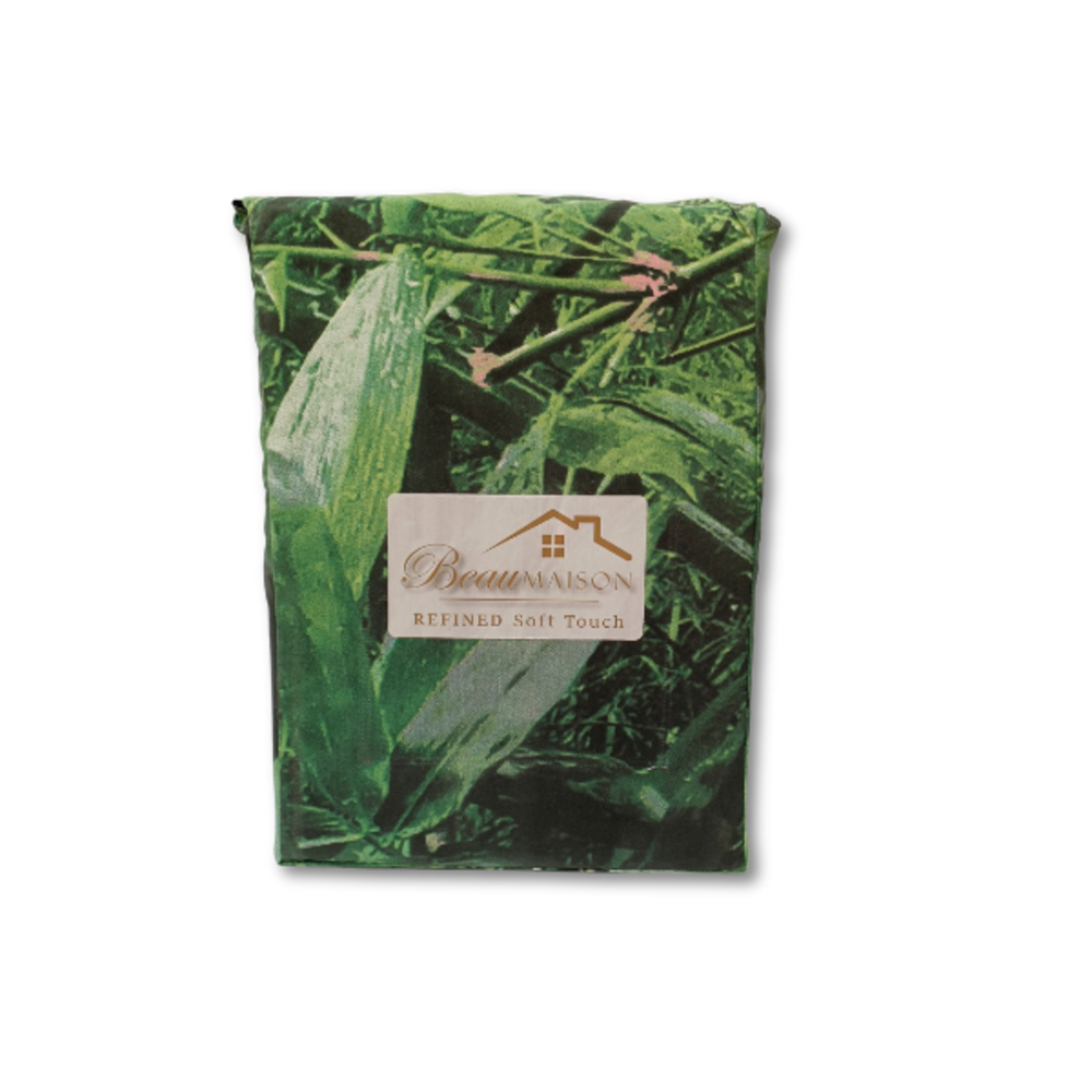 Beau Maison Jungle Leopard Schwarzer Mikrofaser-Bettbezug