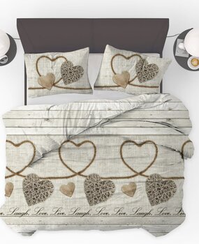 Beau Maison Duvet cover Live Laugh Love