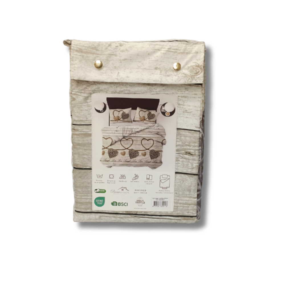 Beau Maison Live Laugh Love Microfiber Duvet Cover