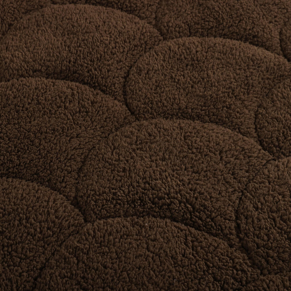 Beau Maison Velvet Sherpa Comfort Dekbed All Year – Luxe 2-in-1 Dekbed - Coffee Brown