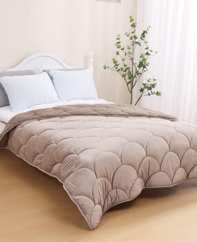 Beau Maison PRE ORDER! Velvet Sherpa Comfort Dekbed - Taupe - All Year