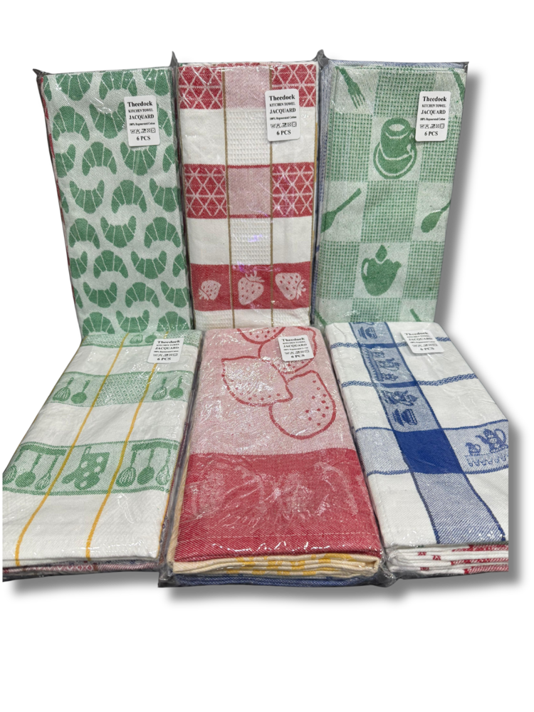 Stock Checked Tea Towel Grey (set of 6) - Copy Stock Checked Tea Towel Grey (set of 6) - Copy