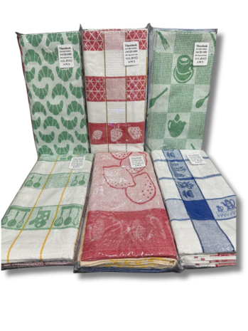 Stock Kariertes Geschirrtuch Grau (6er-Set) - Copy