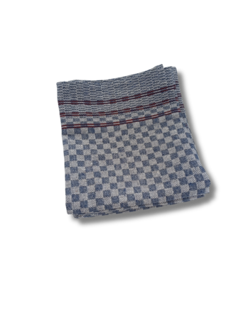 Beau Maison Set van 6 Theedoeken royaal - 50x90 cm - 100% Katoen - Grijs of Blauw