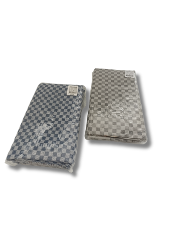 Beau Maison Set van 6 Theedoeken royaal - 50x90 cm - 100% Katoen - Grijs of Blauw