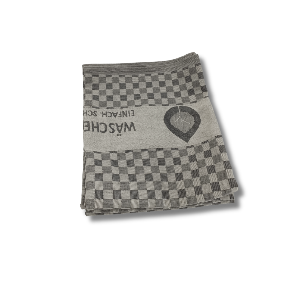 Beau Maison Set van 6 Theedoeken royaal - 50x90 cm - 100% Katoen - Grijs of Blauw