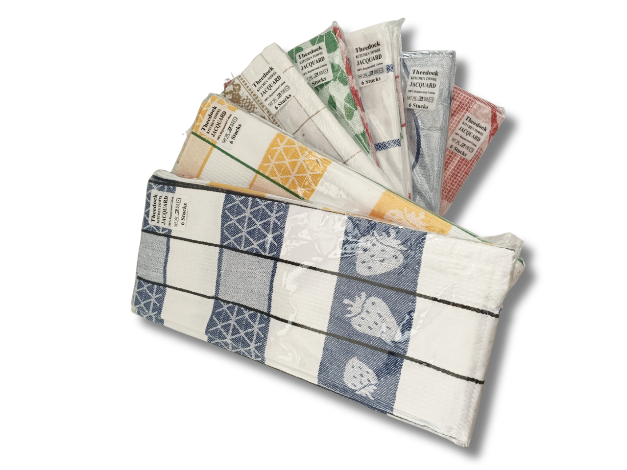 Stock Checked Tea Towel Grey (set of 6) - Copy Stock Checked Tea Towel Grey (set of 6) - Copy
