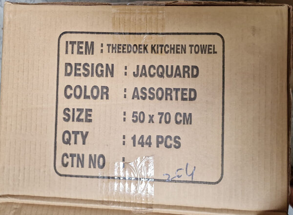 Stock Checked Tea Towel Grey (set of 6) - Copy Stock Checked Tea Towel Grey (set of 6) - Copy