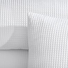 Beau Maison Wafelstof Dekbedovertrek Wit - 100% Katoen