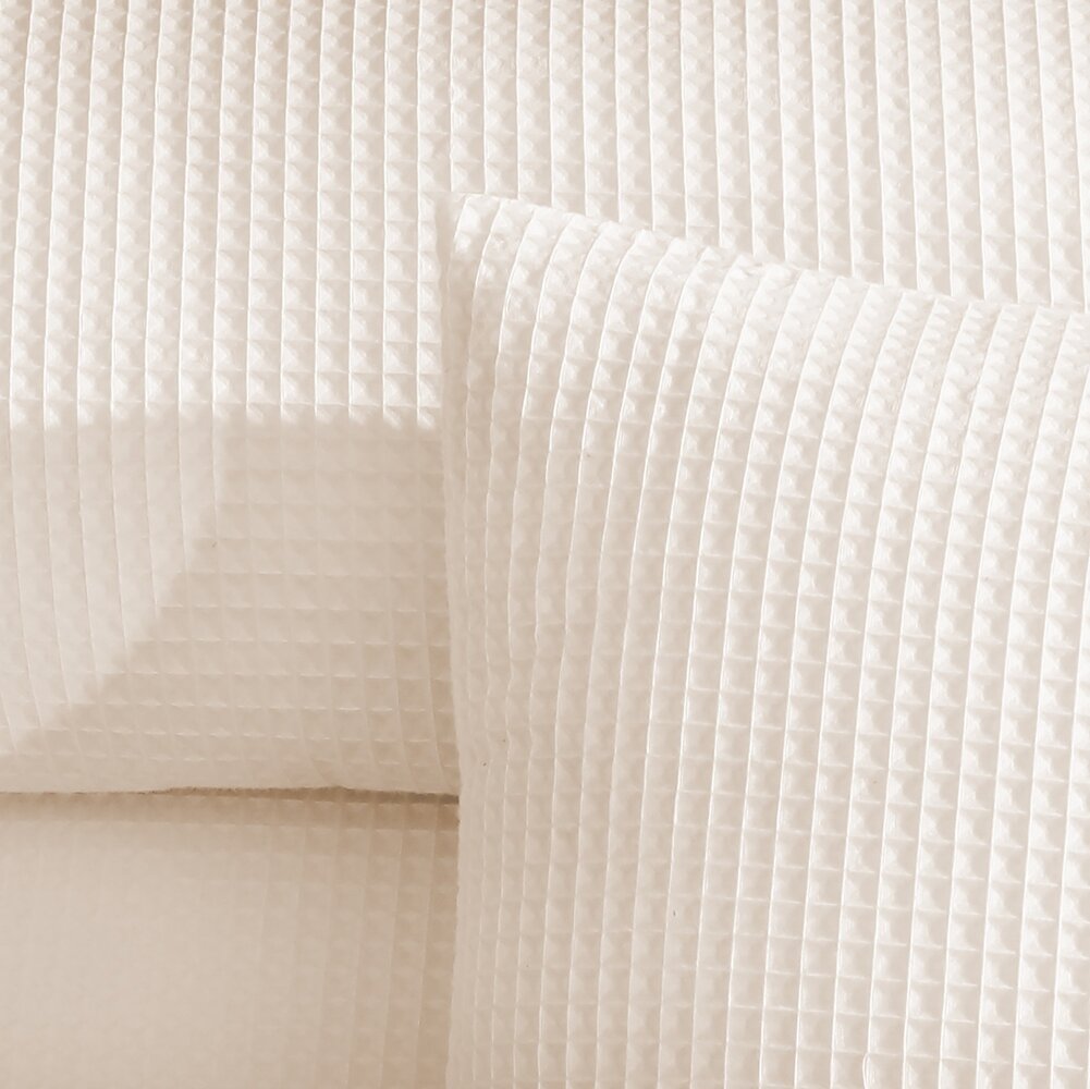 Beau Maison Waffle Fabric Duvet Cover White - 100% Cotton - Copy Beau Maison Waffle Fabric Duvet Cover White - 100% Cotton - Copy