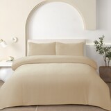 Beau Maison Waffle Duvet Cover Sand