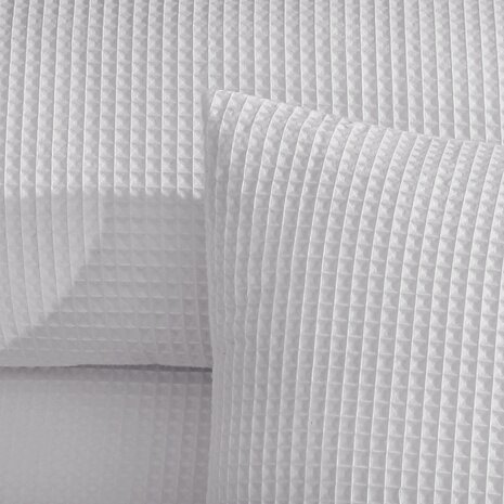 Beau Maison Waffle Fabric Duvet Cover Grey - 100% Cotton Beau Maison Waffle Fabric Duvet Cover Grey - 100% Cotton