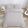 Beau Maison Waffle Fabric Duvet Cover Grey - 100% Cotton Beau Maison Waffle Fabric Duvet Cover Grey - 100% Cotton