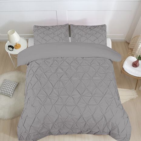 Beau Maison Duvet cover Augustine Gray Beau Maison Duvet cover Augustine Gray