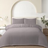 Beau Maison Waffle Duvet Cover Anthracite