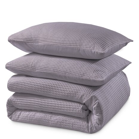 Beau Maison Waffle Fabric Duvet Cover Anthracite - 100% Cotton Beau Maison Waffle Fabric Duvet Cover Anthracite - 100% Cotton