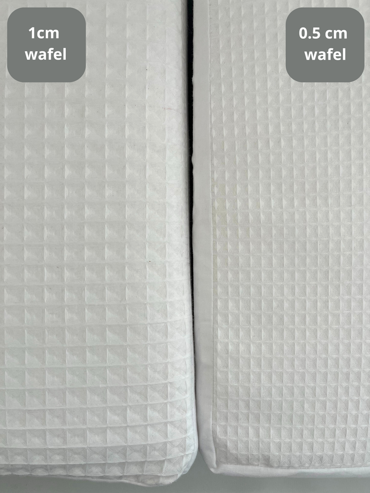 Beau Maison Wafelstof Dekbedovertrek Taupe - 100% Katoen