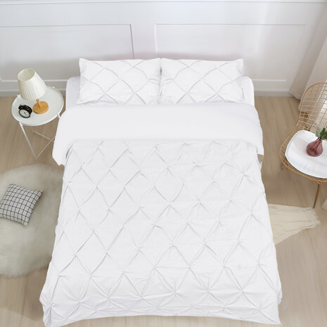 Beau Maison Dekbedovertrek Monte Carlo White