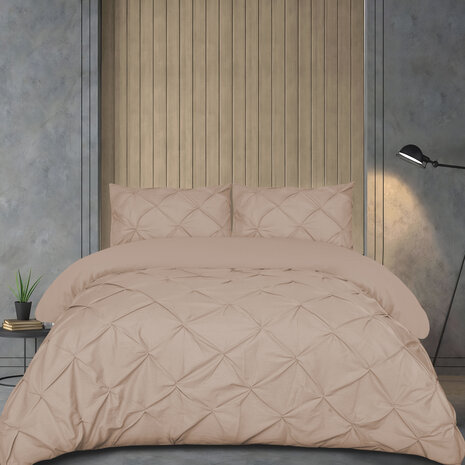 Beau Maison Dekbedovertrek Monte Carlo Taupe Beau Maison Dekbedovertrek Monte Carlo Taupe