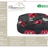 Beau Maison Roses Black Red Ready-made Duvet / Duvet Without Cover Beau Maison Roses Black Red Ready-made Duvet / Duvet Without Cover