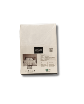 Refined Bedding White  Cotton Duvet Covers