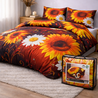 Beau Maison Bedruckte Bettdecke Sunflower All Season