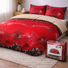 Beau Maison Printed duvet with red Roses All Season