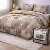 Beau Maison Printed duvet Beige-Taupe
