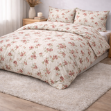 Beau Maison Bedrukt Dekbed Flowers Diamond Pink | All Year | Easy Dekbed