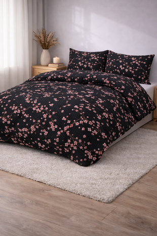 Beau Maison Japon Black Kant en Klaar Dekbed / Dekbed Zonder Overtrek Beau Maison Japon Black Kant en Klaar Dekbed / Dekbed Zonder Overtrek