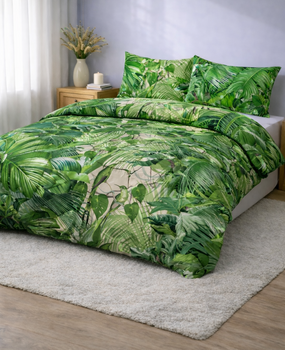 Beau Maison VORBESTELLUNG! Bedruckte Bettdecke Jungle Jumina | Ganzjährig | Einfache Bettdecke