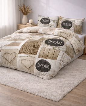 Beau Maison VORBESTELLUNG! Bedruckte Bettdecke Dream | Ganzjährig | Einfache Bettdecke Beau Maison VORBESTELLUNG! Bedruckte Bettdecke Dream | Ganzjährig | Einfache Bettdecke