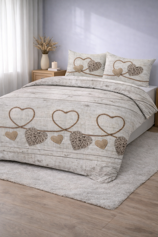 Beau Maison Live Laugh Love Ready-made Duvet / Duvet Without Cover Beau Maison Live Laugh Love Ready-made Duvet / Duvet Without Cover