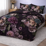Beau Maison Printed Duvet Purple Flowers | All Year | Easy Duvet
