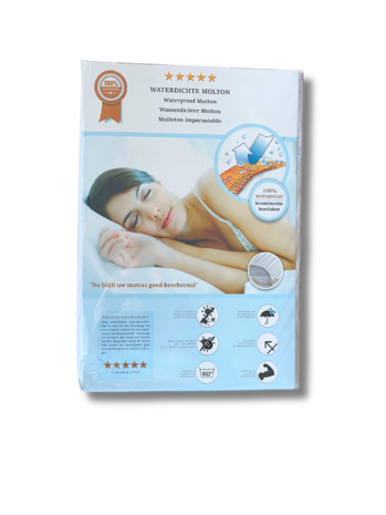 Overige Merken Mattress protector - Molton Fitted Sheet 180 grams per m2 - Copy - Copy