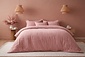 Muslin Duvet Cover Pink - 100% Premium Percale Cotton