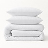 Beau Maison 100% Premium Percale Cotton - Muslin Duvet Cover White
