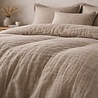 Beau Maison 100% Premium Perkaal Katoen - Dekbedovertrek Mousseline Taupe