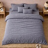 Beau Maison 100% Premium Percale Cotton - Muslin Duvet Cover Gray